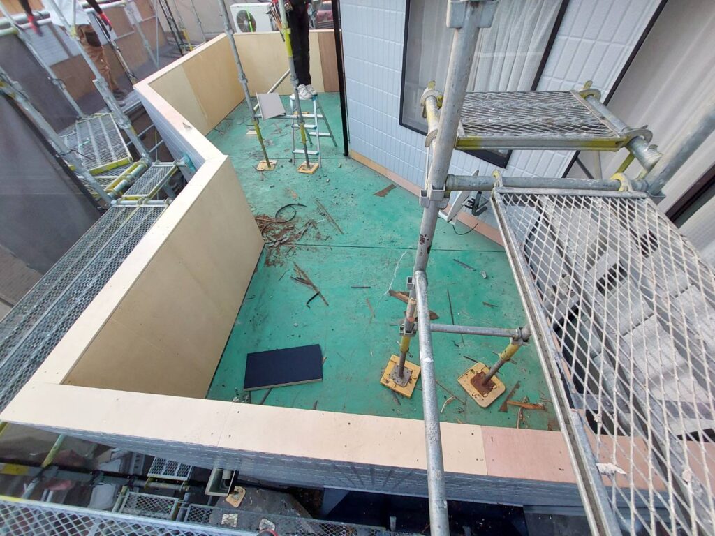 ベランダの防水工事