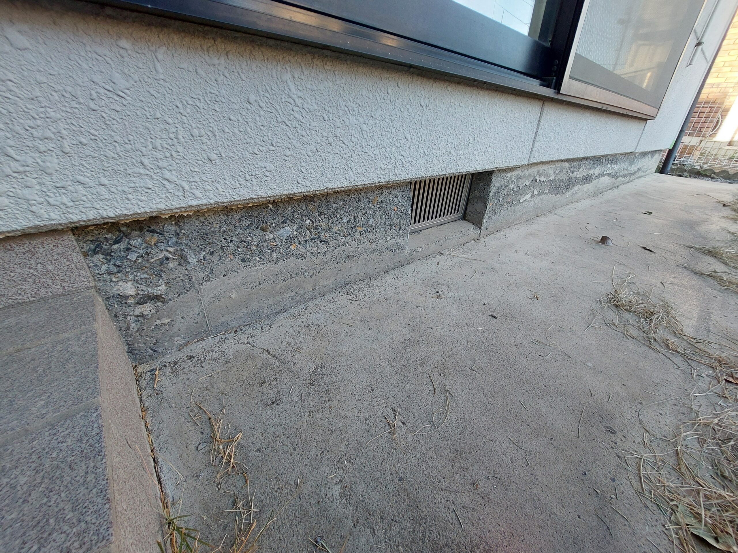 住宅の基礎部分の補修