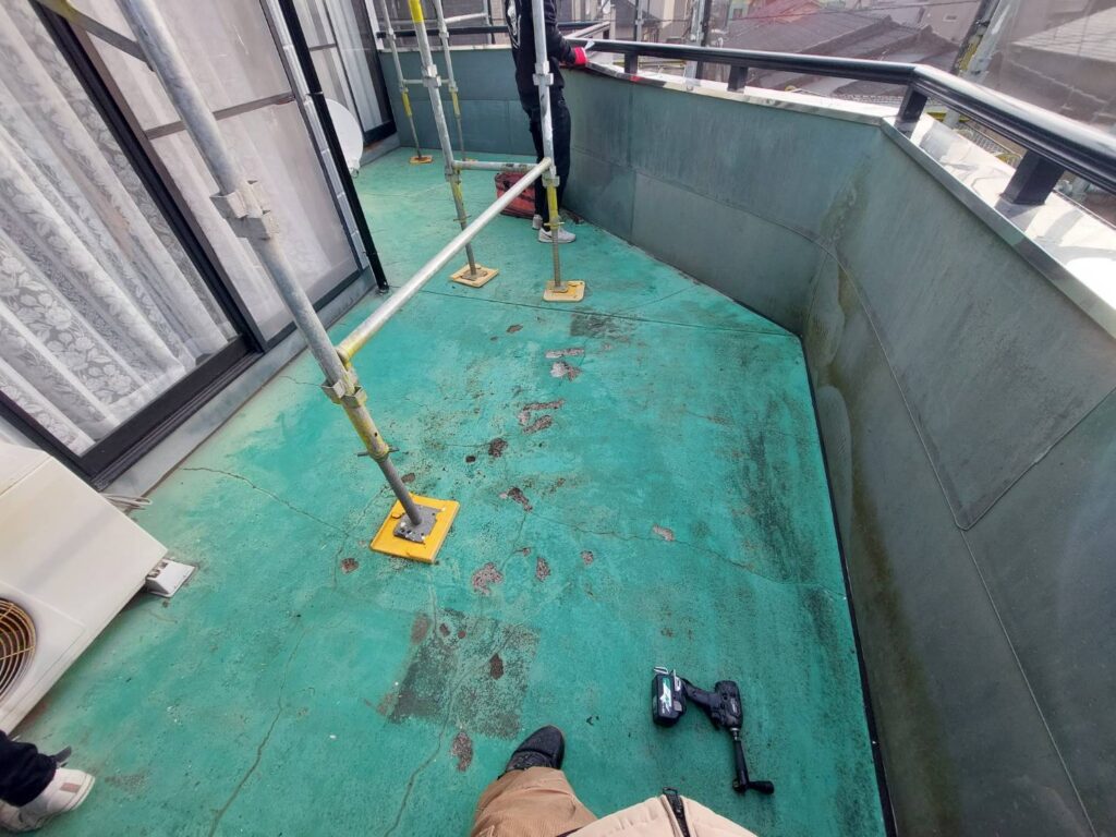 ベランダの防水工事
