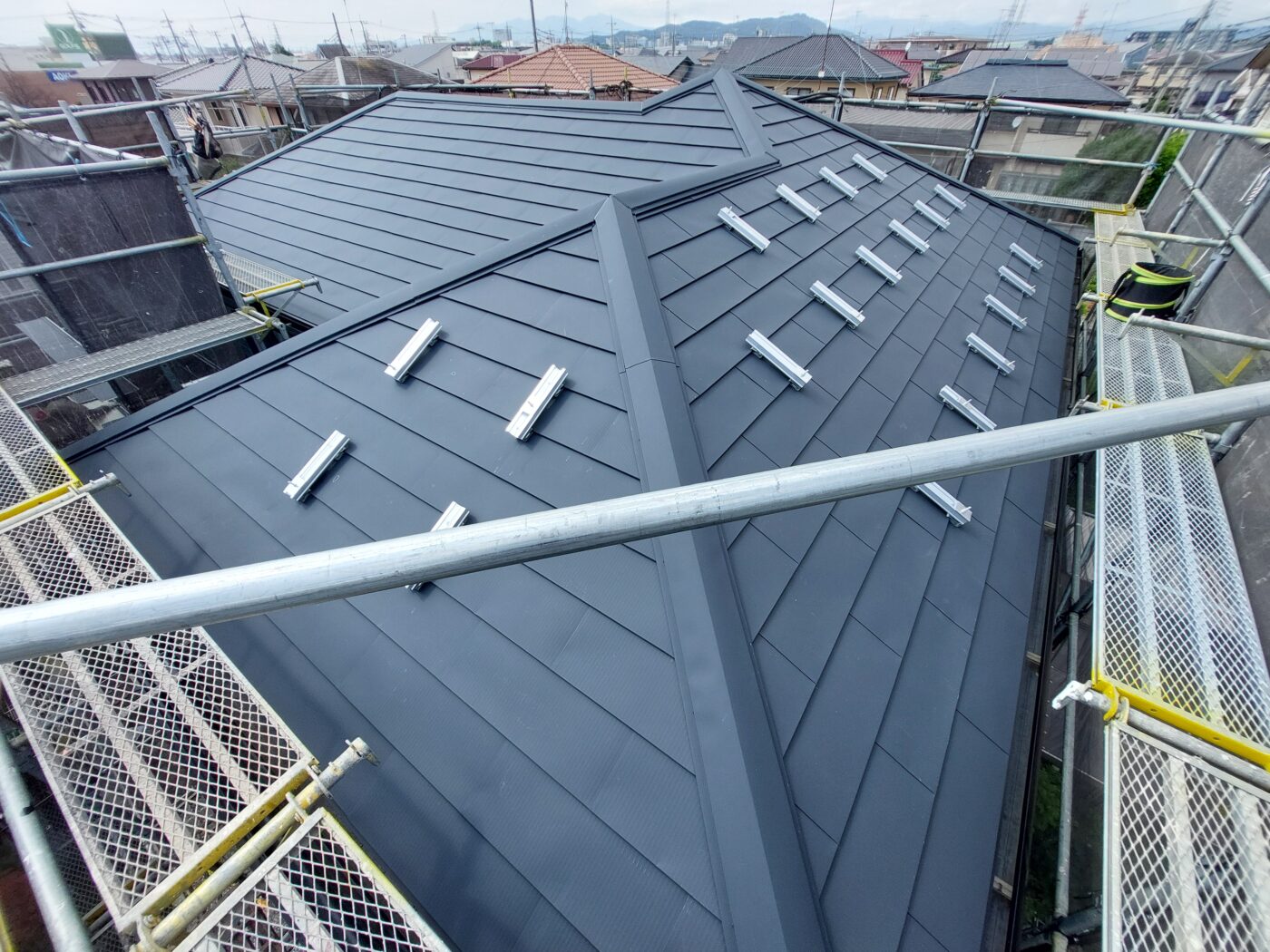 住宅の屋根工事