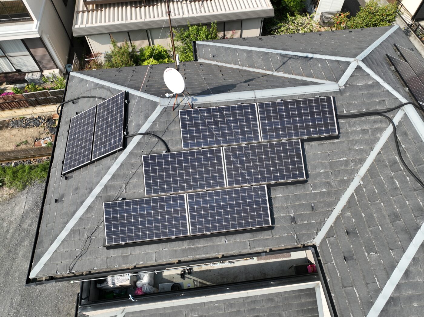 住宅の屋根工事